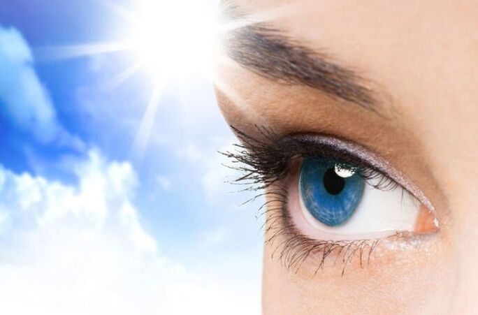 SOLARIZATION RESTORATION OF VISION WITH SOLAR LIGHT